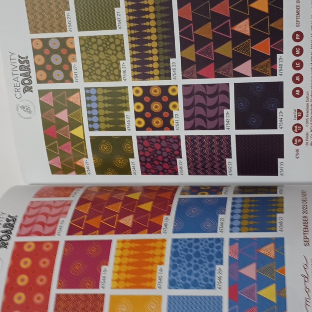 3/$15 Paper Crafting Moda Piece Fabric Catalog - Picture 10 of 16